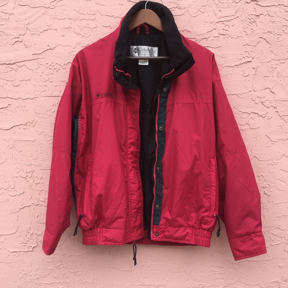 Columbia Pink Jacket Coat Bugaboo Skiing Snowmobile Snowshoe Womens Size…